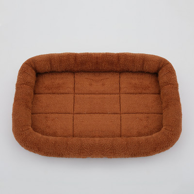 Κρεβάτι για σκύλους κατοικίδιων ζώων Μαλακό βελούδινο τετράγωνο ρείθρο γάτα Μεγάλο μεσαίο μικρό μαξιλάρι για σκύλους Μαξιλάρι για κατοικίδια Αξεσουάρ για κατοικίδια Σπίτι μαξιλαριού για σκύλους γάτας