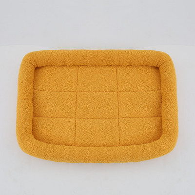 Κρεβάτι για σκύλους κατοικίδιων ζώων Μαλακό βελούδινο τετράγωνο ρείθρο γάτα Μεγάλο μεσαίο μικρό μαξιλάρι για σκύλους Μαξιλάρι για κατοικίδια Αξεσουάρ για κατοικίδια Σπίτι μαξιλαριού για σκύλους γάτας