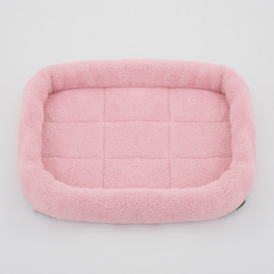 Κρεβάτι για σκύλους κατοικίδιων ζώων Μαλακό βελούδινο τετράγωνο ρείθρο γάτα Μεγάλο μεσαίο μικρό μαξιλάρι για σκύλους Μαξιλάρι για κατοικίδια Αξεσουάρ για κατοικίδια Σπίτι μαξιλαριού για σκύλους γάτας