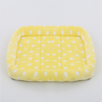 Κρεβάτι για σκύλους κατοικίδιων ζώων Μαλακό βελούδινο τετράγωνο ρείθρο γάτα Μεγάλο μεσαίο μικρό μαξιλάρι για σκύλους Μαξιλάρι για κατοικίδια Αξεσουάρ για κατοικίδια Σπίτι μαξιλαριού για σκύλους γάτας