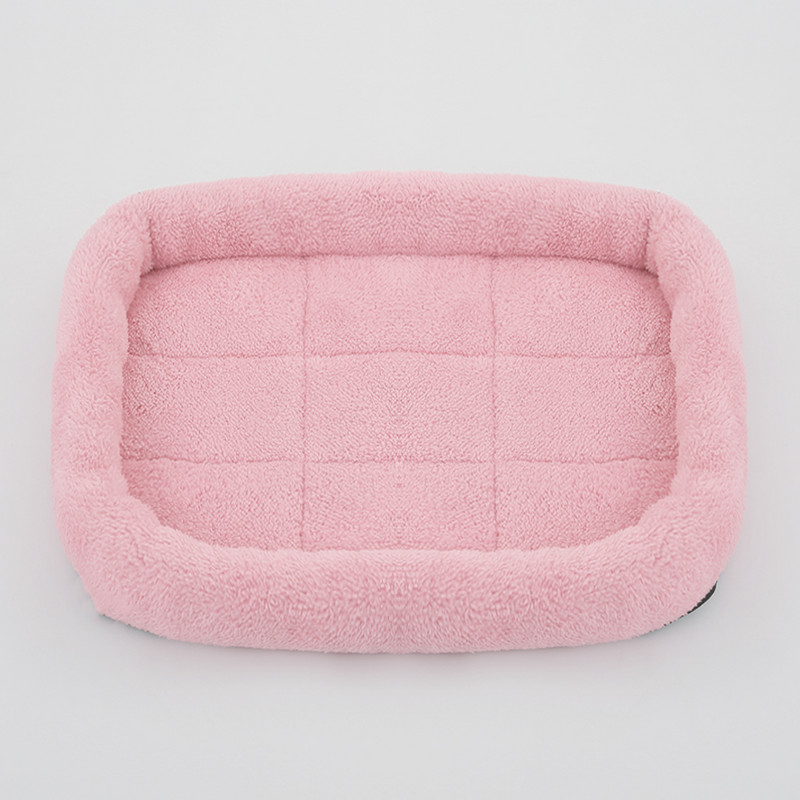 Κρεβάτι για σκύλους κατοικίδιων ζώων Μαλακό βελούδινο τετράγωνο ρείθρο γάτα Μεγάλο μεσαίο μικρό μαξιλάρι για σκύλους Μαξιλάρι για κατοικίδια Αξεσουάρ για κατοικίδια Σπίτι μαξιλαριού για σκύλους γάτας