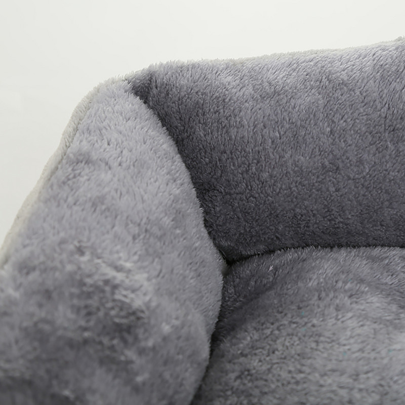 Ágy Kutya Macska Kisállat Kanapé Ágy Négyzet alakú Kutyaágy Puha Plüss Meleg Pad House Mosható Kiskutya macska alvófészek kisállat kennel párna univerzális