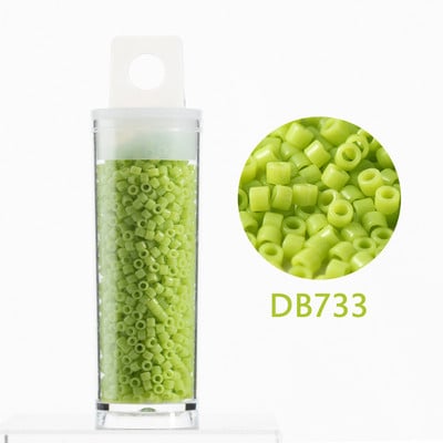 Taidian Jaapani Miyuki Delica helmed 11/0 ümmargused klaashelmed vikerkaarevärviga 1,6x1,3 mm 10 grammi/tünn