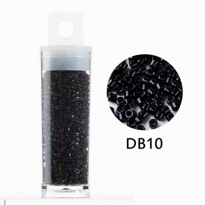 Taidian Jaapani Miyuki Delica helmed 11/0 ümmargused klaashelmed vikerkaarevärviga 1,6x1,3 mm 10 grammi/tünn