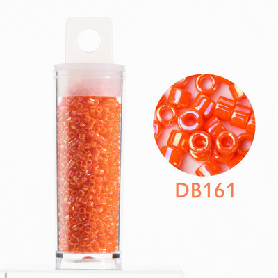 Taidian Jaapani Miyuki Delica helmed 11/0 ümmargused klaashelmed vikerkaarevärviga 1,6x1,3 mm 10 grammi/tünn