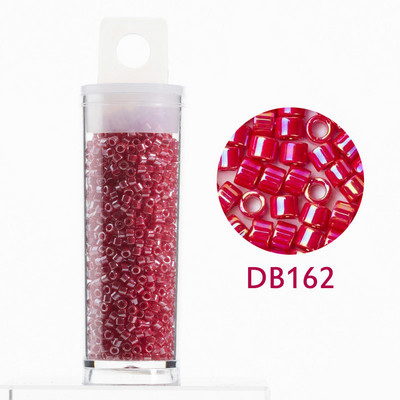 Taidian Jaapani Miyuki Delica helmed 11/0 ümmargused klaashelmed vikerkaarevärviga 1,6x1,3 mm 10 grammi/tünn