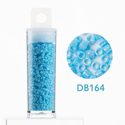 Taidian Jaapani Miyuki Delica helmed 11/0 ümmargused klaashelmed vikerkaarevärviga 1,6x1,3 mm 10 grammi/tünn