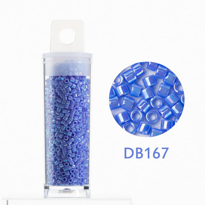 Taidian Jaapani Miyuki Delica helmed 11/0 ümmargused klaashelmed vikerkaarevärviga 1,6x1,3 mm 10 grammi/tünn