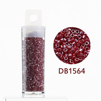 Taidian Jaapani Miyuki Delica helmed 11/0 ümmargused klaashelmed vikerkaarevärviga 1,6x1,3 mm 10 grammi/tünn