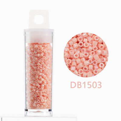 Taidian Jaapani Miyuki Delica helmed 11/0 ümmargused klaashelmed vikerkaarevärviga 1,6x1,3 mm 10 grammi/tünn