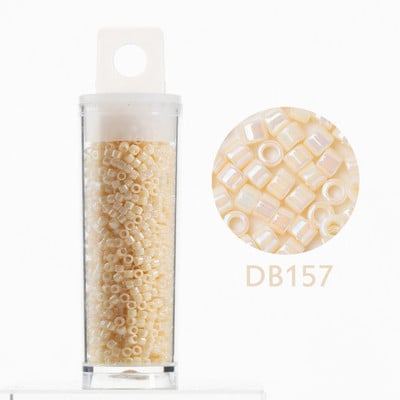 Taidian Jaapani Miyuki Delica helmed 11/0 ümmargused klaashelmed vikerkaarevärviga 1,6x1,3 mm 10 grammi/tünn