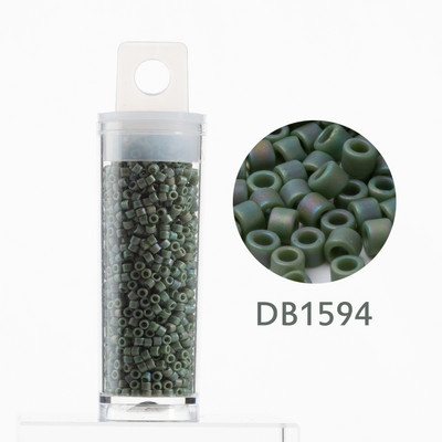 Taidian Jaapani Miyuki Delica helmed 11/0 ümmargused klaashelmed vikerkaarevärviga 1,6x1,3 mm 10 grammi/tünn