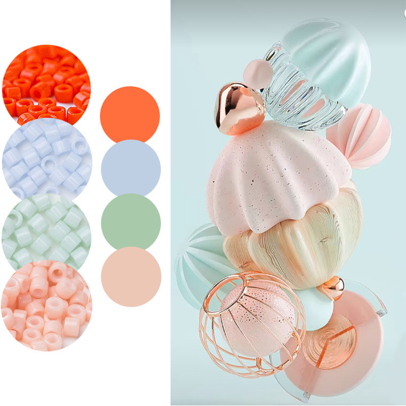 Taidian Jaapani Miyuki Delica helmed 11/0 ümmargused klaashelmed vikerkaarevärviga 1,6x1,3 mm 10 grammi/tünn