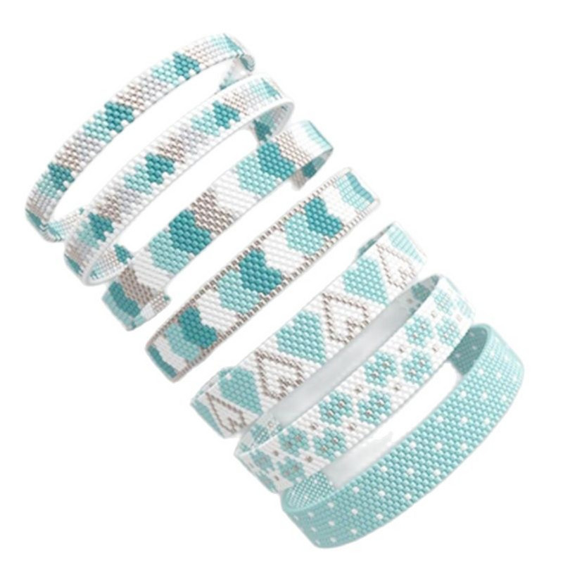 Taidian Jaapani Miyuki Delica helmed 11/0 ümmargused klaashelmed vikerkaarevärviga 1,6x1,3 mm 10 grammi/tünn