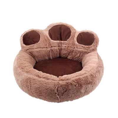 Κρεβάτι χειμωνιάτικης γάτας για σκύλους Cute Bear Claw Kennel Ζεστό βελούδινο κρεβάτι για σκύλους Μικρό μεσαίο κρεβάτι για σκύλους Μαξιλάρι για κατοικίδια σπιτιών