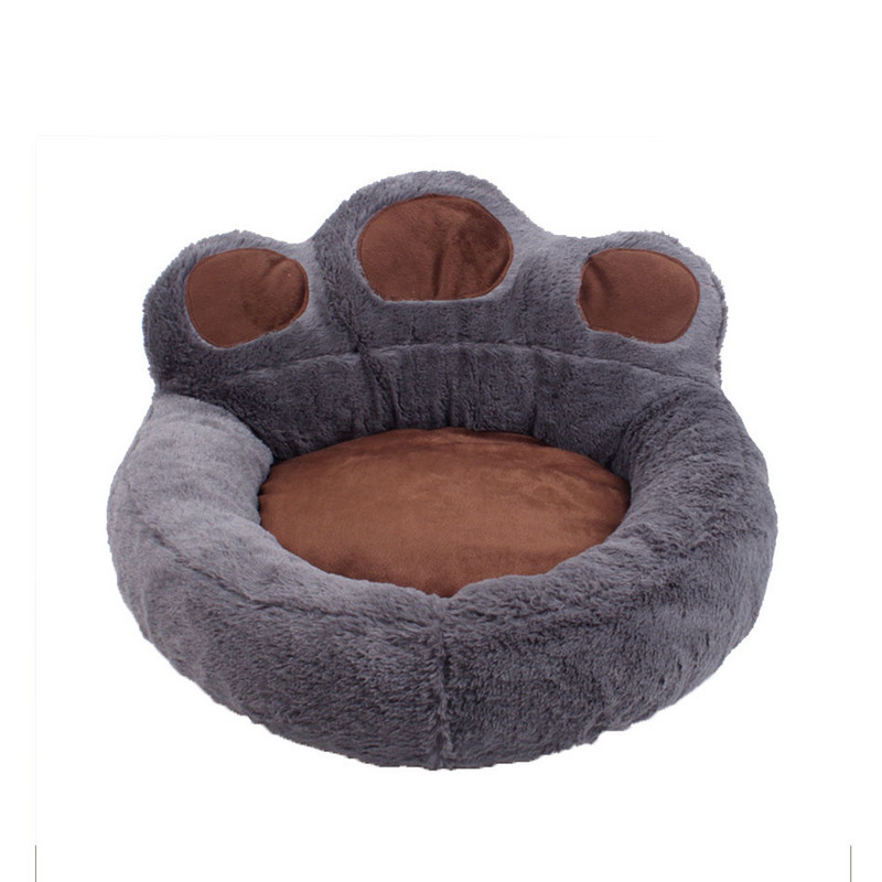 Κρεβάτι χειμωνιάτικης γάτας για σκύλους Cute Bear Claw Kennel Ζεστό βελούδινο κρεβάτι για σκύλους Μικρό μεσαίο κρεβάτι για σκύλους Μαξιλάρι για κατοικίδια σπιτιών