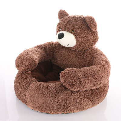 Karikatūra Lācis mājdzīvnieku suns gulta dīvāns kaķis suns mīksts plīša audzētava spilvens mājdzīvnieku guļamvietas paklājiņš Silts paliktnis Jauka suņu māja