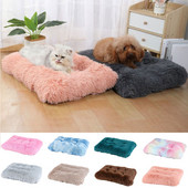 Στρώμα κρεβατιού Cat Dog Μαλακό μακρύ βελούδινο στρώμα για κατοικίδια Κρεβάτι κατοικίδιων για μεσαίου μεγέθους σκύλος Χειμερινό ζεστό πλενόμενο μαξιλάρι σκύλου Μαξιλάρι για κατοικίδια