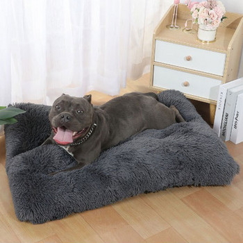 Στρώμα κρεβατιού Cat Dog Μαλακό μακρύ βελούδινο στρώμα για κατοικίδια Κρεβάτι κατοικίδιων για μεσαίου μεγέθους σκύλος Χειμερινό ζεστό πλενόμενο μαξιλάρι σκύλου Μαξιλάρι για κατοικίδια