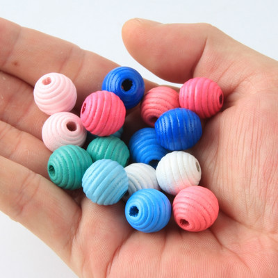 20/50 komada Drvene perle od prirodnih košnica za izradu nakita DIY rukotvorine Igračke Duda za zube Stezaljka Razmaknice