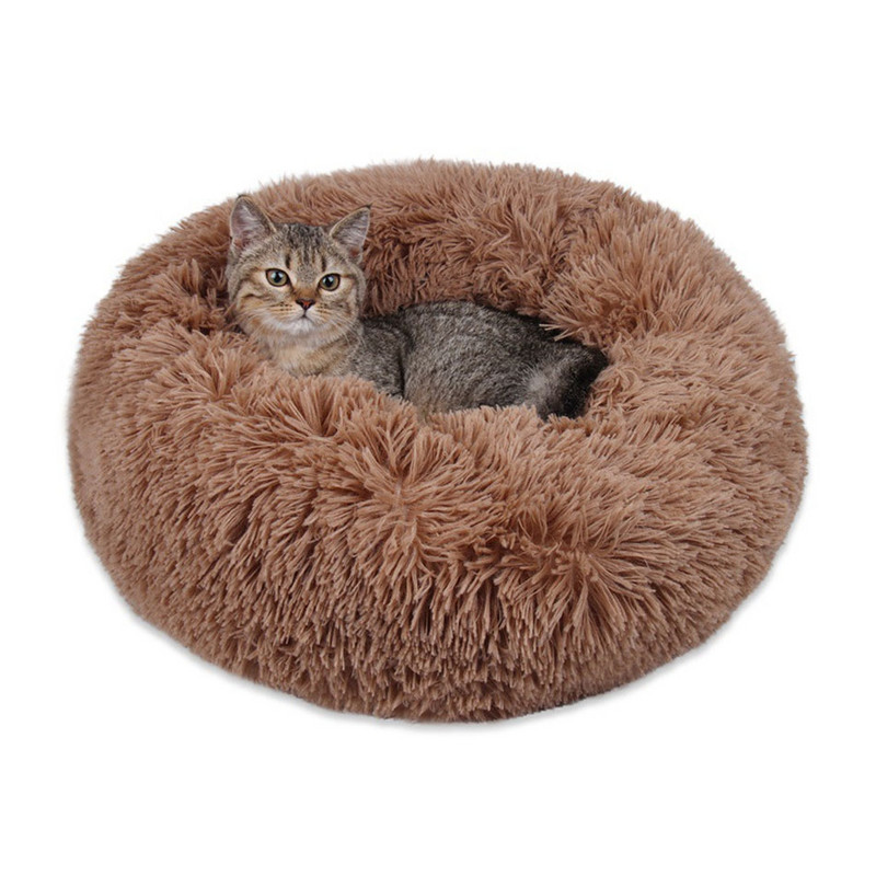 Πατάκι κρεβατιού για σκύλους για κατοικίδια Σούπερ μαλακό βελούδινο μαξιλάρι ρείθρων για γάτες Μικρό μεγάλο, μεσαίο μαξιλάρι για κατοικίδια, στρογγυλό μαξιλάρι, αξεσουάρ προϊόντος για κατοικίδια