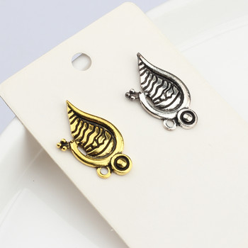 Κράμα ψευδαργύρου Retro Peacock Earrings Base Earrings Connector 6pcs/lot For DIY Earrings Accessories