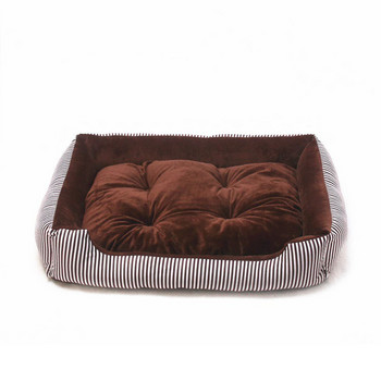 Μικρό μεσαίο κρεβάτι για κατοικίδια γάτας για σκύλους Ζεστό άνετο μαξιλάρι σπιτιού για σκύλους Μαλακό μαξιλάρι φωλιάς από φλις αδιάβροχο κρεβάτι κατοικίδιων ρείθρων για γάτα σκύλου