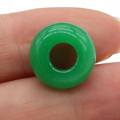 Új természetes kő laza gyöngyök abakusz formájú, nagy lyukú bűbájok laza gyöngyök, mérete 7x14 mm ékszer nyaklánc készítéséhez 6 mm