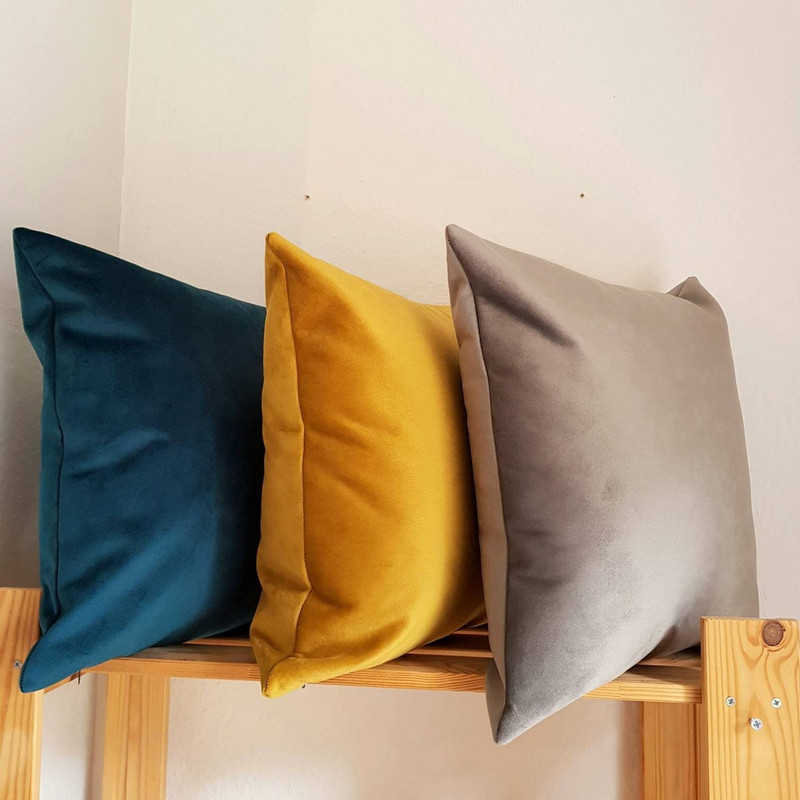 Perne decorative pentru canapea, verde smarald, husă de pernă pentru decorarea casei, 45x45, pentru decorarea casei, husă de pernă, catifea moale, îmbrățișări de pernă