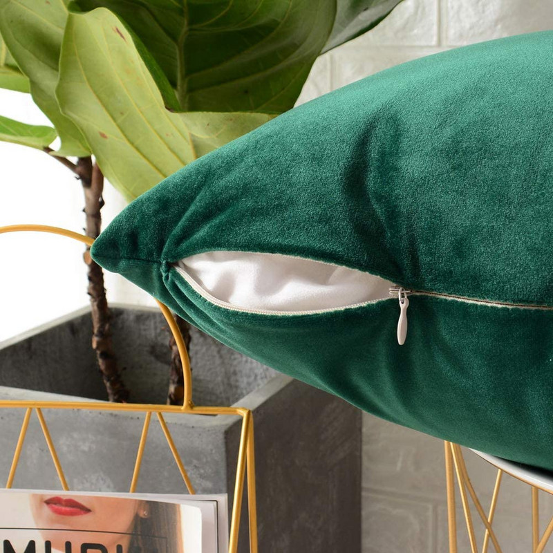 Perne decorative pentru canapea, verde smarald, husă de pernă pentru decorarea casei, 45x45, pentru decorarea casei, husă de pernă, catifea moale, îmbrățișări de pernă
