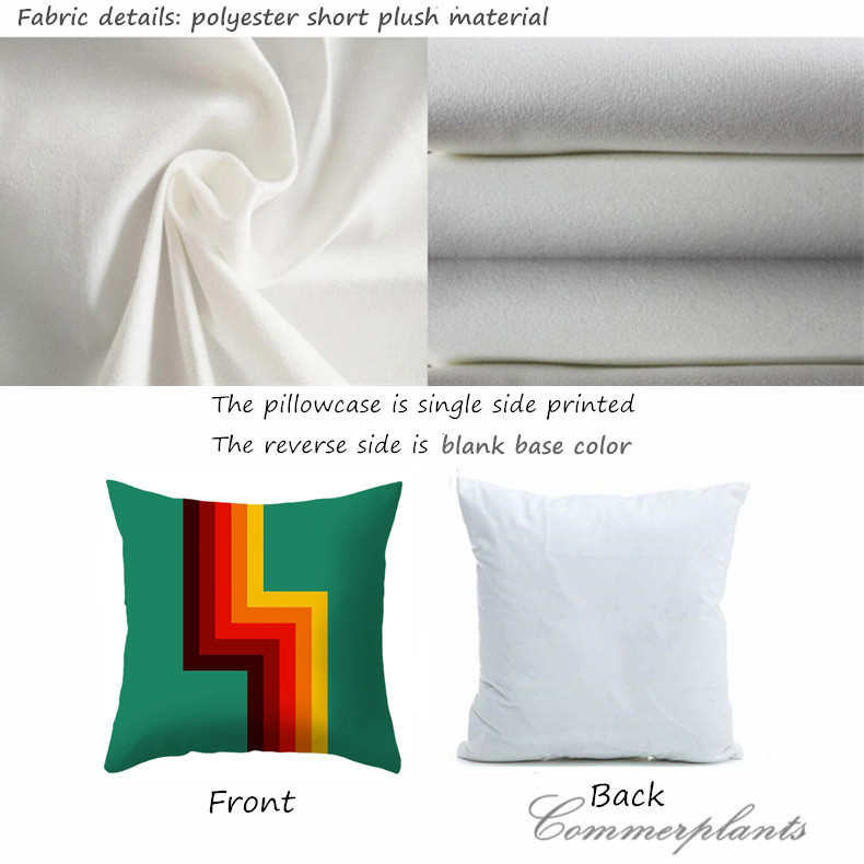 Луксозна плюшена калъфка за възглавници Оранжева жълто-кафява калъфка за възглавници със скандинавска геометрия Модерен абстрактен декор Декоративни възглавници Диван за домашен офис