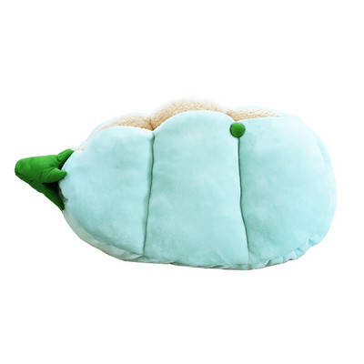 Câine mic, pisică, pernă de pat, jumătate închisă, cuib de pisică de mazăre de desene animate, pentru animale de companie, moale, ține la cald.