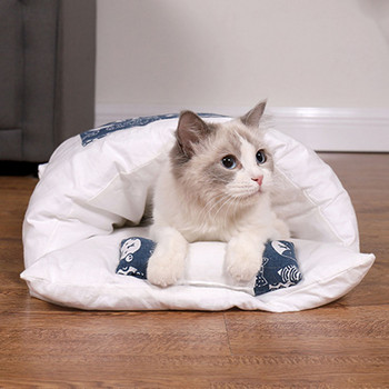 Σετ υπνόσακων για κατοικίδια μαξιλάρι Μικρή γάτα σκύλου στο κρεβάτι Μαλακό μαξιλάρι για κατοικίδια, προϊόντα για σκύλους για κατοικίδια, αφαιρούμενο που πλένεται μαξιλάρι για κατοικίδια