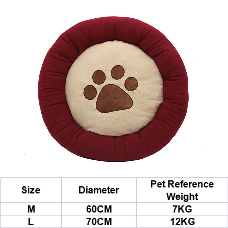 Pet Cat Dog Supplies House Μαλακό, βελούδινο, μαξιλάρι για σκύλους γάτας, τύπωμα μαξιλαριού για σκύλους, μικρού μεγέθους, μεσαίου μεγέθους, αδιάβροχο πλενόμενο αξεσουάρ ρείθρων