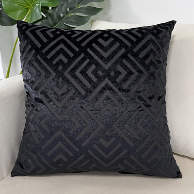 Dekoratív luxus modern jacquard bársony Geo párnahuzat Kanapétakaró párnahuzat Üléspárnahuzat haza a gyárból