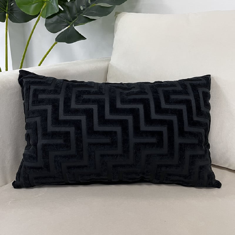 Dekoratív luxus modern jacquard bársony Geo párnahuzat Kanapétakaró párnahuzat Üléspárnahuzat haza a gyárból