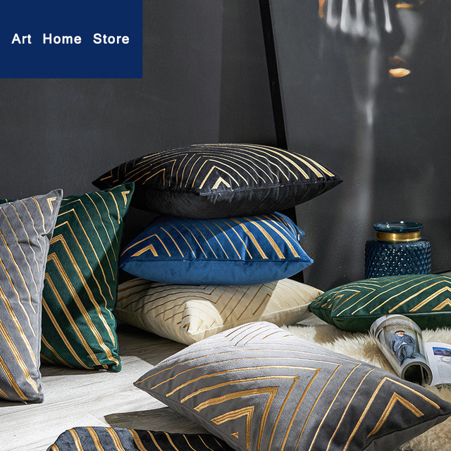 Luxus kanapé párna Nordic Simple Cushions szögletes párna otthoni autós nappárna dekoratív 45x45cm normál párnahuzat 1db