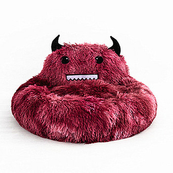 Χρώμα βελούδινο Little Monster Pet καναπές-κρεβάτι Άνετο σπιτάκι ματ Σπίτι Κινητό Φθινοπωρινό Χειμώνα Ζεστή Φωλιά