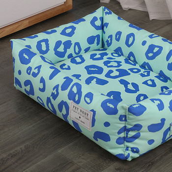 Έγχρωμος καναπές-κρεβάτι τετράγωνο σκυλί Άνετο ζεστό μαξιλάρι σπιτάκι που μπορεί να μετακινηθεί Φωλιά ύπνου γάτας που πλένεται Προμήθειες για κατοικίδια Universal