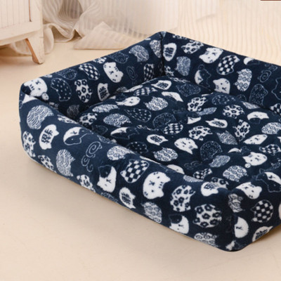 Έγχρωμος καναπές-κρεβάτι τετράγωνο σκυλί Άνετο ζεστό μαξιλάρι σπιτάκι που μπορεί να μετακινηθεί Φωλιά ύπνου γάτας που πλένεται Προμήθειες για κατοικίδια Universal