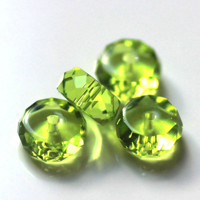 StreBelle AAA 4x8 mm форма на гума Crystal Lampwork Glass Loose Beads 50 бр./лот за изработка на бижута Направи си сам бижута