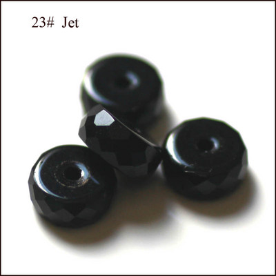 StreBelle AAA 4x8mm gumiabroncs alakú kristály lámpatest üveg laza gyöngyök 50db/tétel ékszerkészítéshez barkács ékszer leletek