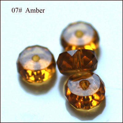 StreBelle AAA 4x8mm gumiabroncs alakú kristály lámpatest üveg laza gyöngyök 50db/tétel ékszerkészítéshez barkács ékszer leletek