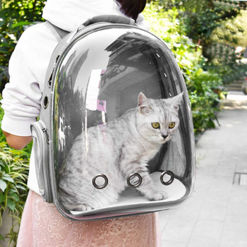 Σακίδιο πλάτης μεταφοράς γάτας, σακίδιο πλάτης σκύλου για κουτάβι, διαστημική κάψουλα Μεταφορέας κατοικίδιων ζώων Σακίδιο πεζοπορίας γάτας Εγκεκριμένη τσάντα ταξιδιού