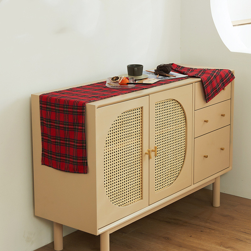 7 veličina Crveno Zeleni Karirani Jastučnica s Tankim Prugama Debeli Pamuk Poliester Božićni Ukrasni Jastuci Sofa Krevet Velika Jastučnica