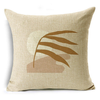 WZH Nordic Style Morandi sorozat botanikai minták párnahuzat vászon kanapé dekoratív párnahuzat 40cm/45cm és 50cm