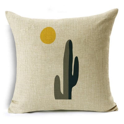 WZH Nordic Style Morandi sorozat botanikai minták párnahuzat vászon kanapé dekoratív párnahuzat 40cm/45cm és 50cm