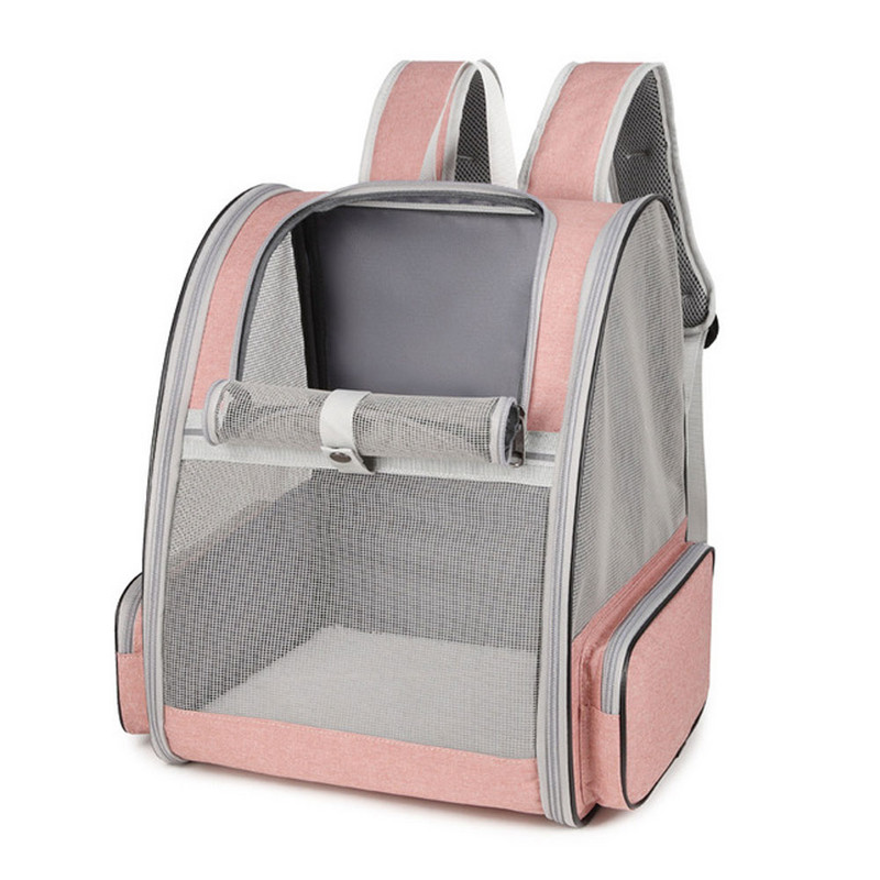 Rucsac de transport pentru animale de companie, pliabil, respirabil, geantă de călătorie pentru pisici, în aer liber, câini, pisici, geantă portabilă de transport, articole pentru animale de companie