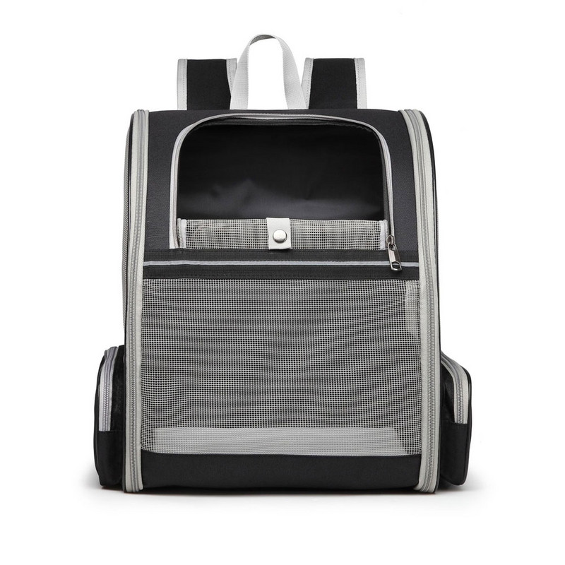 Rucsac de transport pentru animale de companie, pliabil, respirabil, pentru călătorie, cu capacitate în aer liber, geantă de umăr, câini, pisici, geantă portabilă de transport.