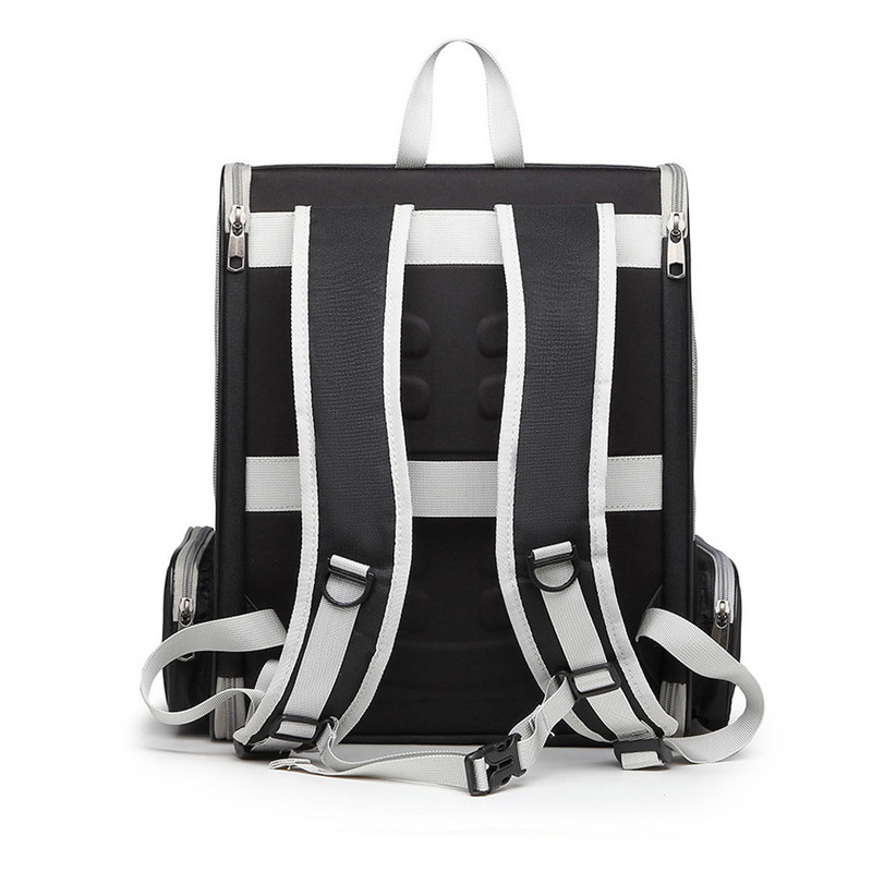 Rucsac de transport pentru animale de companie, pliabil, respirabil, pentru călătorie, cu capacitate în aer liber, geantă de umăr, câini, pisici, geantă portabilă de transport.